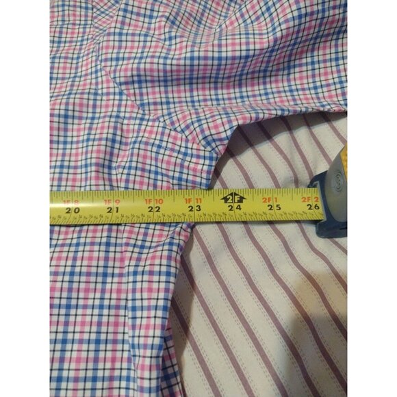 RALPH LAUREN Pink Long Sleeve Shirt size L Mens Classic Fit 100% Cotton Stretch - Picture 12 of 13